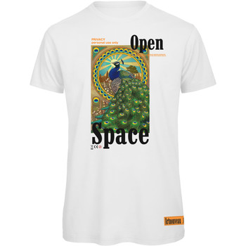 Abbigliamento Donna T-shirt maniche corte Openspace Peacock Bianco