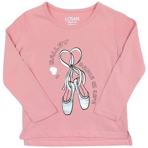 Abbigliamento Unisex bambino T-shirt & Polo Losan 026-1207AL Rosa