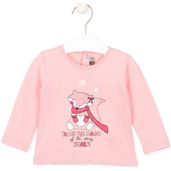 Abbigliamento Unisex bambino T-shirts a maniche lunghe Losan 028-1200AL Rosa