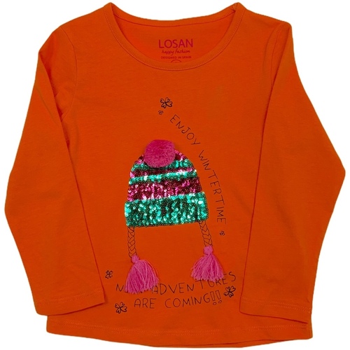 Abbigliamento Unisex bambino T-shirt & Polo Losan 026-1201AL Arancio