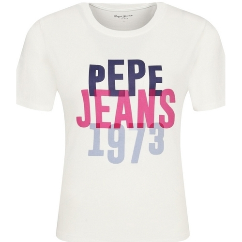 Abbigliamento Donna T-shirt & Polo Pepe jeans PL504509 Bianco