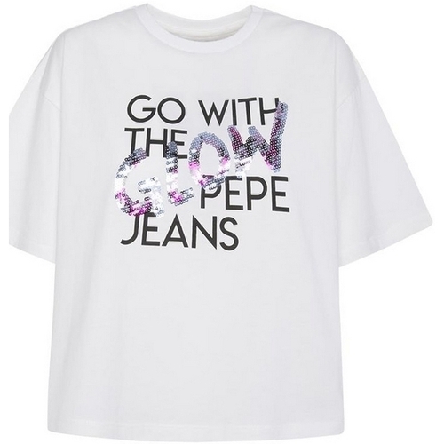 Abbigliamento Donna T-shirt & Polo Pepe jeans PL504510 Bianco