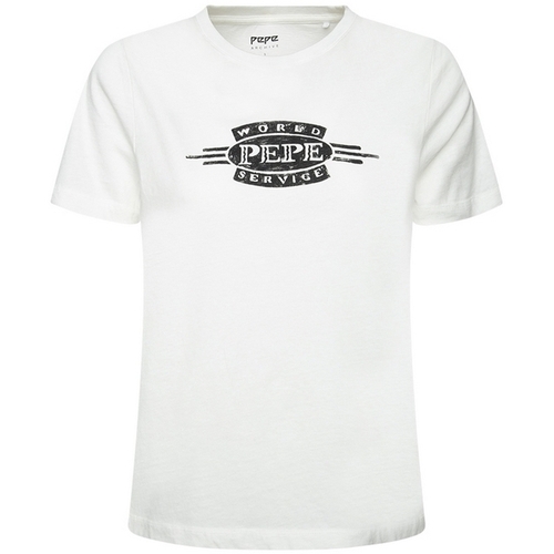 Abbigliamento Donna T-shirt & Polo Pepe jeans PL504537 Bianco