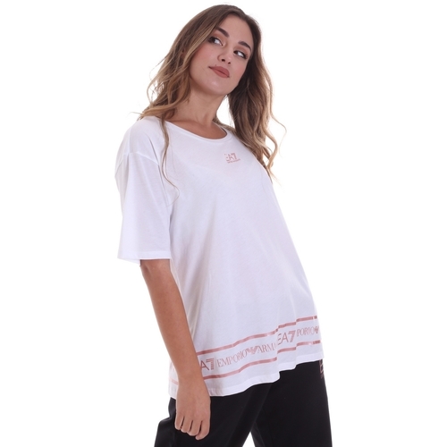Abbigliamento Donna T-shirt & Polo Ea7 Emporio Armani 6HTT32 TJ52Z Bianco