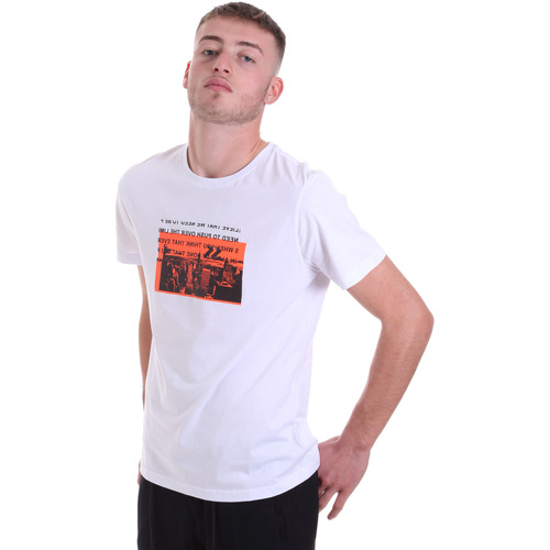 Abbigliamento Uomo T-shirt & Polo Antony Morato MMKS01880 FA100144 Bianco