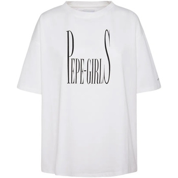 Abbigliamento Donna T-shirt & Polo Pepe jeans PL504488 Bianco