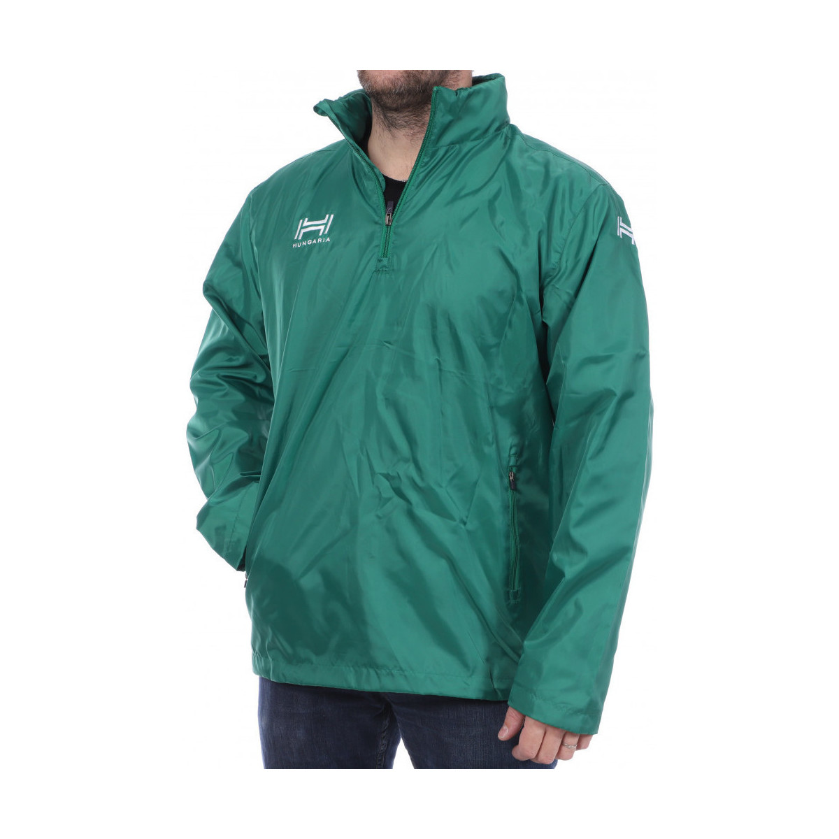 Abbigliamento Uomo giacca a vento Hungaria H-15TMUXW000 Verde