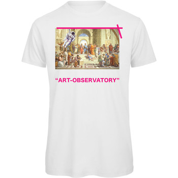 Abbigliamento Uomo T-shirt maniche corte Openspace Art Observatory Bianco