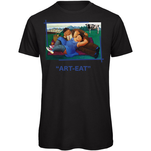 Abbigliamento Uomo T-shirt maniche corte Openspace Art Eat Nero