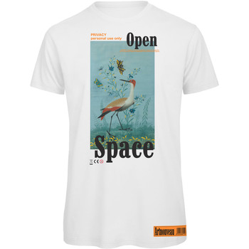 Abbigliamento Donna T-shirt maniche corte Openspace Art Nouveau043353 Bianco