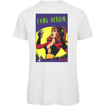 Abbigliamento Uomo T-shirt maniche corte Openspace Fkng Heroin Nero
