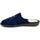 Scarpe Uomo Pantofole Lavorazione Artigianale Italiana ATRMPN-23779 Blu