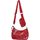 Borse Donna Borse Malu Shoes Multi pochette accessoriata a due elementi rosso pelle con trac Rosso