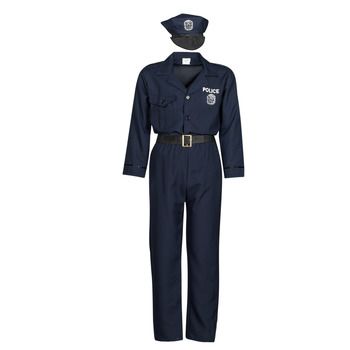 Abbigliamento Uomo Travestimento Fun Costumes COSTUME ADULTE OFFICIER DE POLICE Multicolore