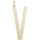 Borse Donna Borse Gum GUM Gianni Chiarini Design  Charm Gold Letter V  GUM9374 Oro
