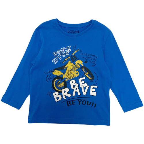 Abbigliamento Unisex bambino T-shirt & Polo Losan 025-1201AL Blu