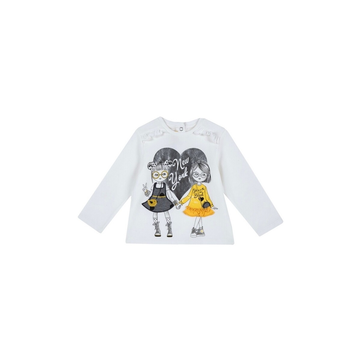 Abbigliamento Unisex bambino T-shirt & Polo Chicco 09006284000000 Bianco