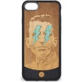 Fodera cellulare Recreate  Cover Wood Lightning Blue iPhone 8 7 Nero  RCA
