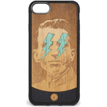 Borse Fodere cellulare Recreate Cover Wood Lightning Blue iPhone 8 7 Nero  RCA Nero