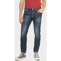 Abbigliamento Uomo Jeans Le Temps des Cerises Raffi 900/16 tapered 7/8th blu-nero distruggere jeans N°2 Blu
