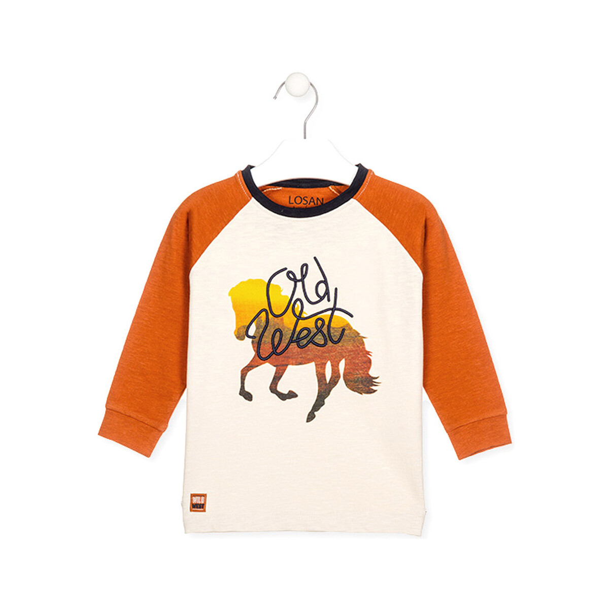 Abbigliamento Unisex bambino T-shirt & Polo Losan 025-1018AL Bianco