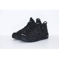 Scarpe Sneakers alte Nike Air Utempo x Supreme Black Black/White