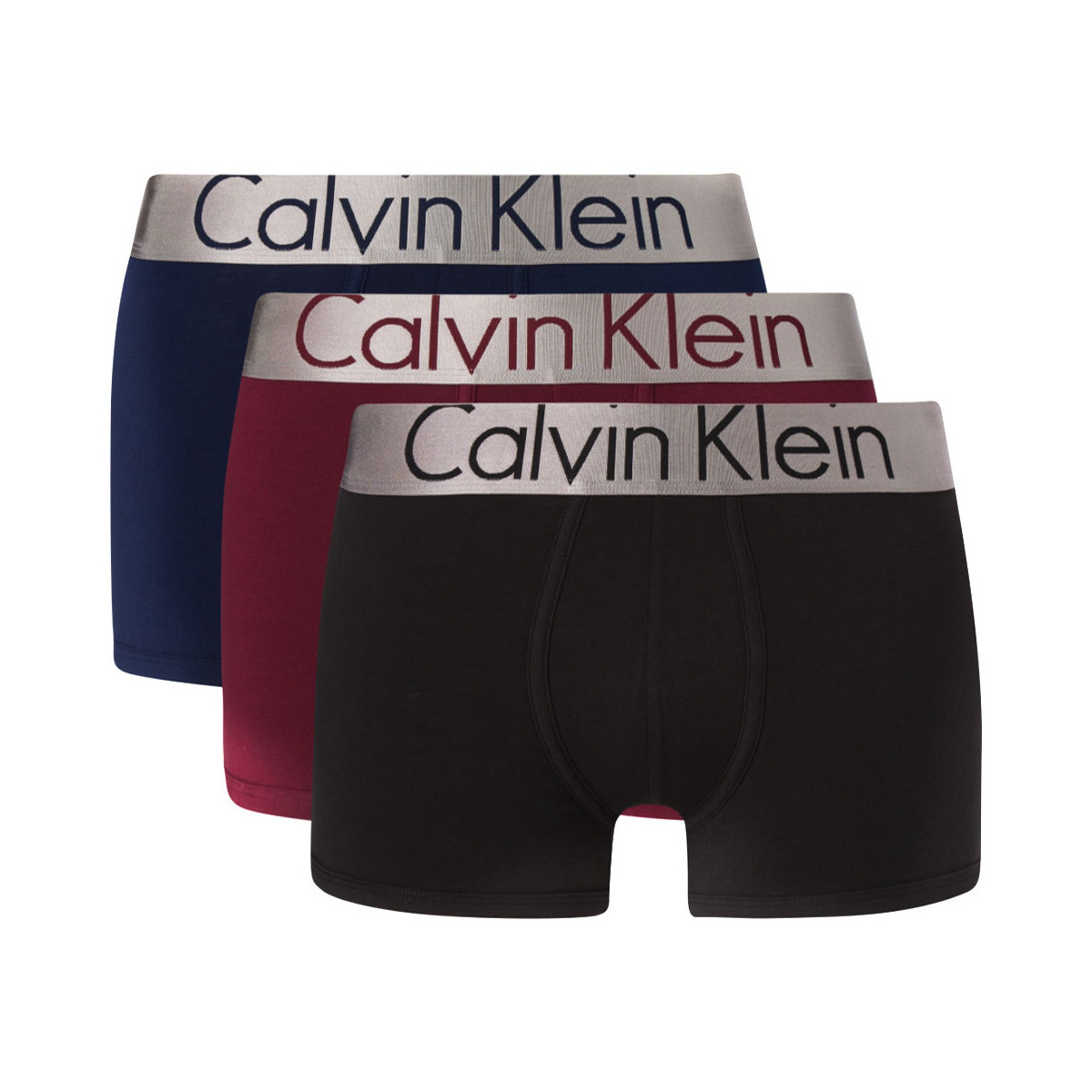 Biancheria Intima Uomo Boxer Calvin Klein Jeans Pack x3 trunk front logo Multicolore