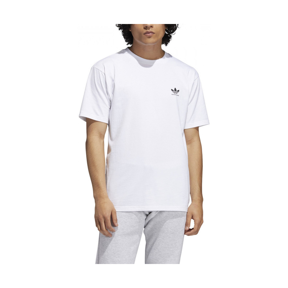Abbigliamento Uomo T-shirt & Polo adidas Originals 2.0 logo ss tee Bianco