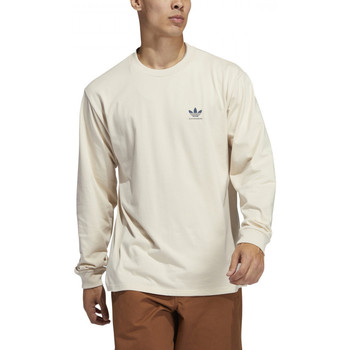 Abbigliamento Uomo T-shirt & Polo adidas Originals 2.0 logo ls tee Beige