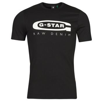 Abbigliamento Uomo T-shirt maniche corte G-Star Raw GRAPHIC 4 SLIM Nero
