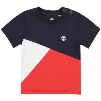 Abbigliamento Bambino T-shirt & Polo Timberland ./BIANCO/ROSSO Blu
