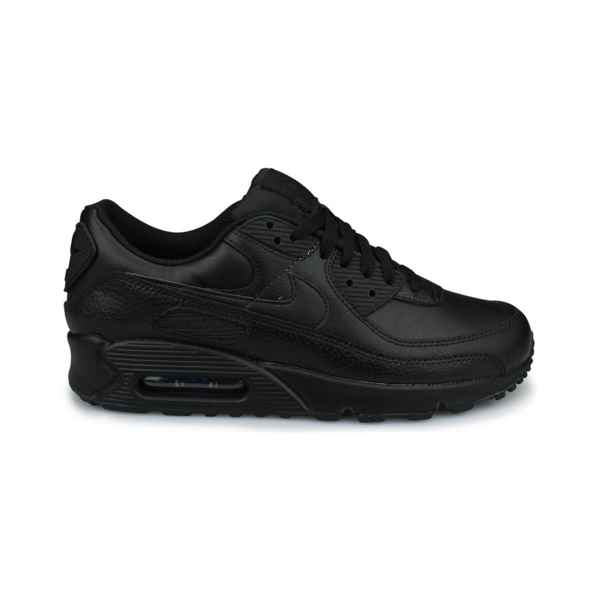 Scarpe Uomo Sneakers basse Nike Air Max 90 Leather Noir Nero