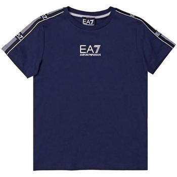 Abbigliamento Bambino T-shirt & Polo Emporio Armani EA7 . Blu