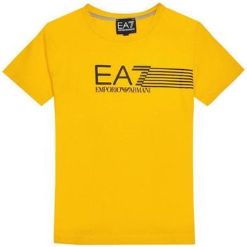 Abbigliamento Bambino T-shirt & Polo Emporio Armani EA7 . Giallo
