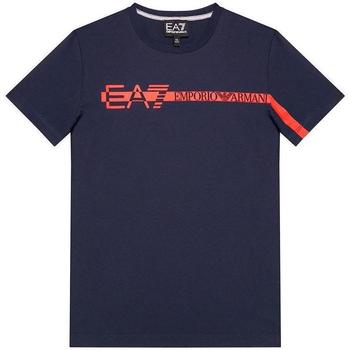 Abbigliamento Bambino T-shirt & Polo Emporio Armani EA7 .BLU Blu