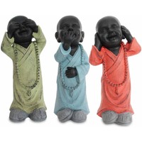 Casa Statuette e figurine Signes Grimalt Buddha Non Vede-Ascolta-Parla Set 3U Multicolore