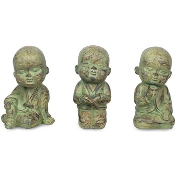 Casa Statuette e figurine Signes Grimalt Piccolo Buddha Set 3 Unità Kaki