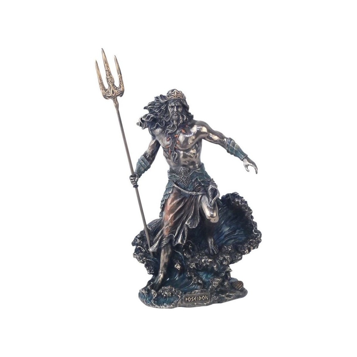 Casa Statuette e figurine Signes Grimalt Diosiego-Poseidone-Dios Mar Argento