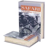Casa Cestini / scatole e cestini Signes Grimalt Scatole Per Libri Safari Zebra 2U Multicolore