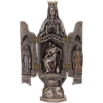 Casa Statuette e figurine Signes Grimalt Vergine Con Misericordia Bronzo Oro