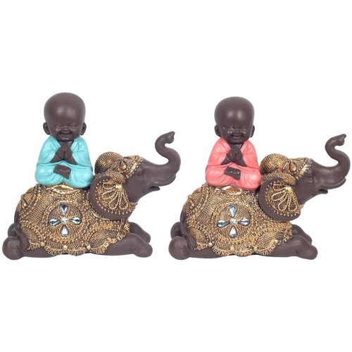 Casa Statuette e figurine Signes Grimalt Buddha Sull'Elefante 2U Multicolore