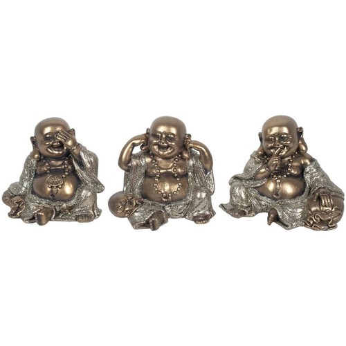 Casa Statuette e figurine Signes Grimalt Piccoli Buddha Dorati 3U Oro