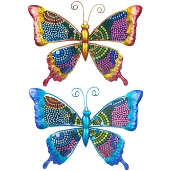 Casa Statuette e figurine Signes Grimalt Farfalle Set 2 Unità Multicolore