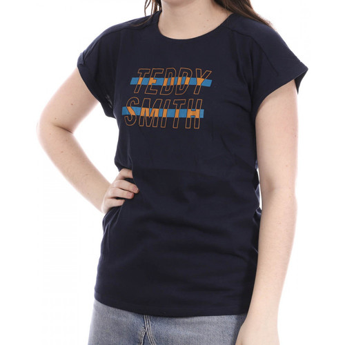 Abbigliamento Donna T-shirt maniche corte Teddy Smith 31014914D Blu