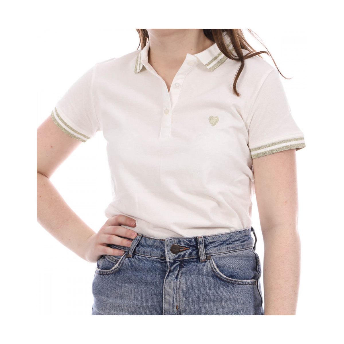 Abbigliamento Donna T-shirt & Polo Teddy Smith 31315063D Bianco