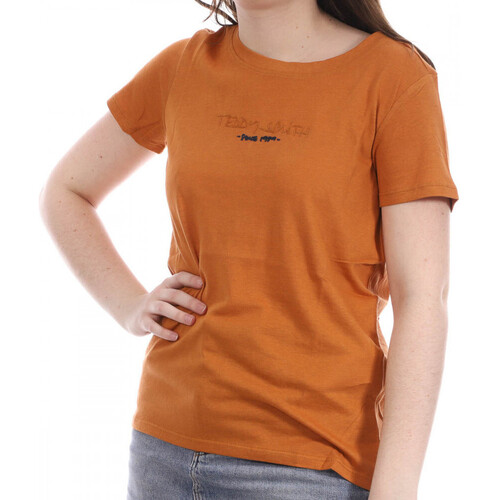 Abbigliamento Donna T-shirt maniche corte Teddy Smith 31014591D Arancio