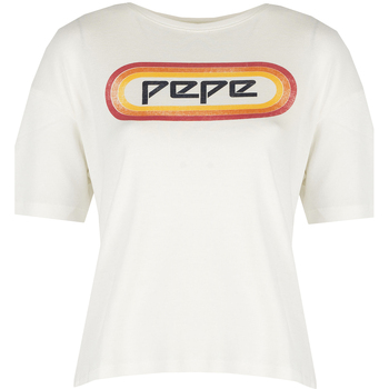 Abbigliamento Donna T-shirt maniche corte Pepe jeans PL504476 | Paula Beige