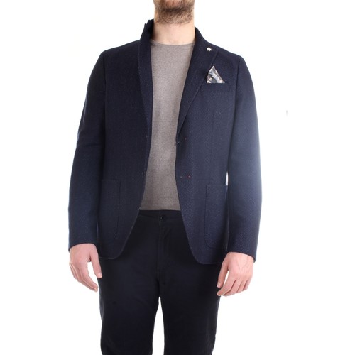 Abbigliamento Uomo Giacche / Blazer Manuel Ritz 2532G2718M 183632 Giacca Uomo blu Blu