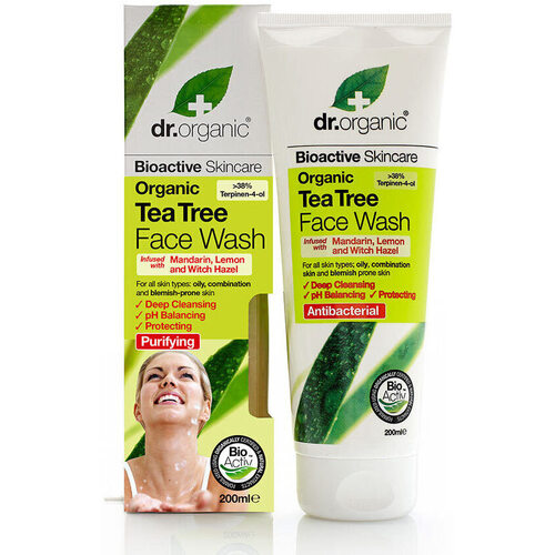Bellezza Detergenti e struccanti Dr. Organic Bioactive Organic Tea Tree Face Wash 