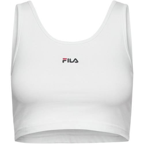 Abbigliamento Donna T-shirt & Polo Fila Canottiera  Women Anah Cropped Top 688485 Donna Bianco Bianco
